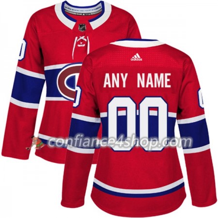 Adidas Maillot de Hockey Montreal Canadiens Personnaliser 2017-2018 Rouge Authentic - Femme Adidas Maillot de Hockey Montreal Canadiens Personnaliser 2017-2018 Rouge Authentic - Femme